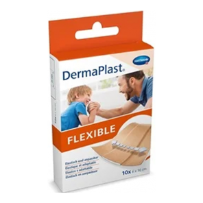 Paul Hartmann Dermaplast flexible pans adhésif 6x10cm 10 boites