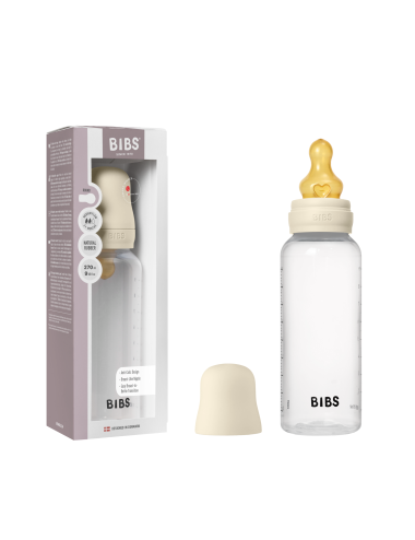 BIBS Biberon en plastique 270 ml  Latex - Ivory