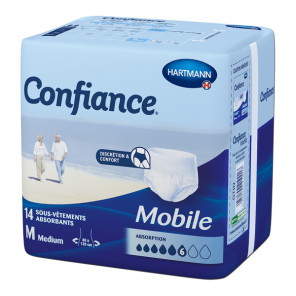 Hartmann confiance mobile 6g medium slip absorbant 14  sachets