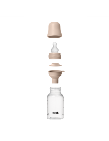 BIBS Biberon en plastique 150 ml  Silicone - Blush