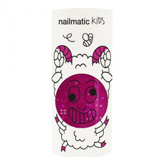 Nailmatic kids vernis eau sheepy framboise transparent paillettes 8ml Nailmatic kids vernis eau sheepy framboise transparent paillettes 8ml