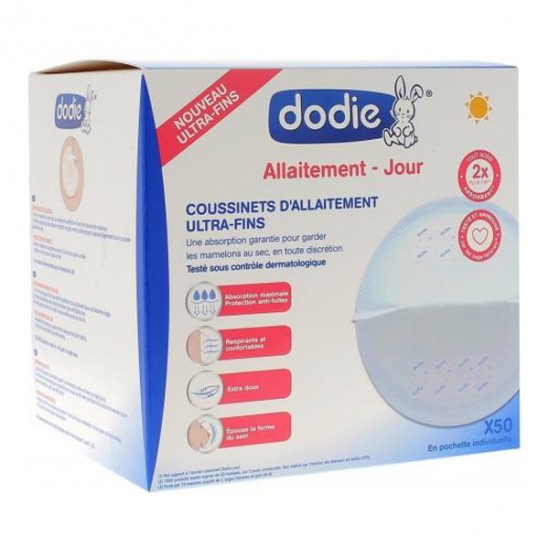 Dodie Allaitement Jour 100 Coussinets d'allaitement ultra-fins Dodie Allaitement Jour 100 Coussinets d'allaitement ultra-fins