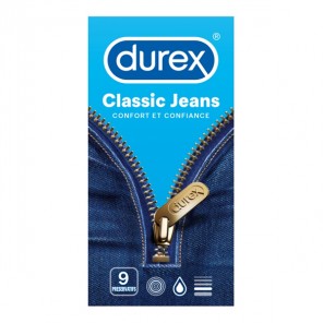 Durex Classic jeans 9 préservatifs