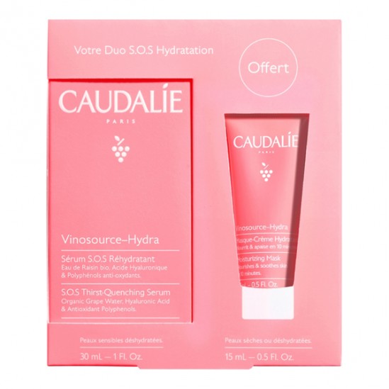 Caudalie Vinosource-Hydra coffret Duo SOS Hydratation