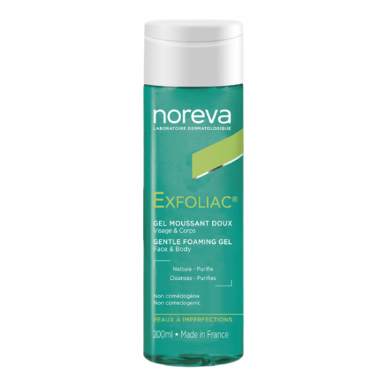 Noreva Exfoliac gel moussant doux 200ml Noreva Exfoliac gel moussant doux 200ml