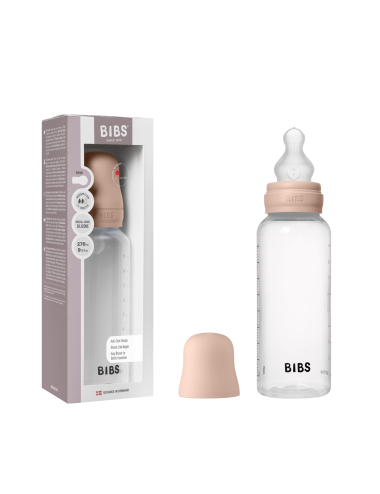 BIBS Biberon en plastique 270 ml  Silicone - Blush