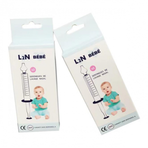 L2N seringues nasales bébé boîte de 2 seringues