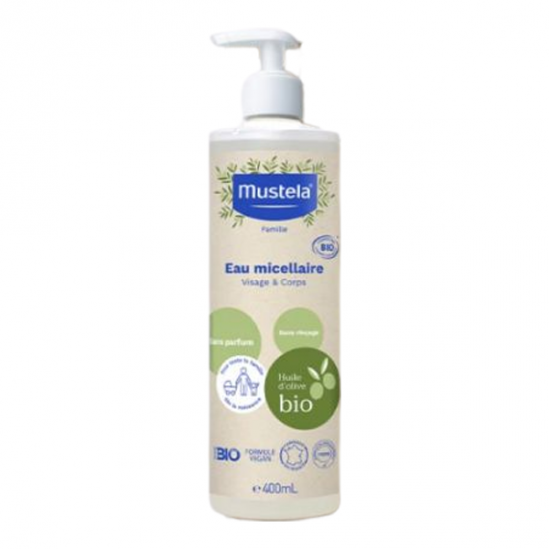 Mustela eau micellaire bio visage & corps 400ml Mustela eau micellaire bio visage & corps 400ml
