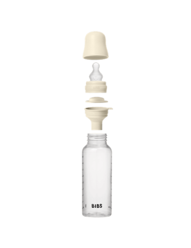 BIBS Biberon en plastique 270 ml  Silicone - Ivory