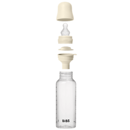 BIBS Biberon en plastique 270 ml  Silicone - Ivory