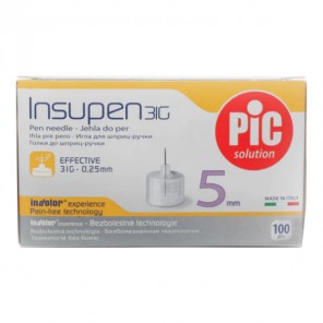 Insupen Advanced aiguille pour stylo à insuline 34G x 3,5mm 100 pièces