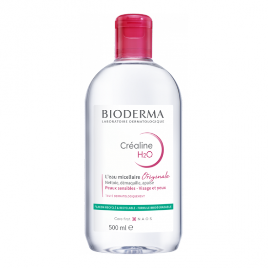 Bioderma créaline H2O l'eau micellaire originale 500ml Bioderma créaline H2O l'eau micellaire originale 500ml