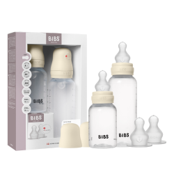 Set évolutif biberon en plastique et silicone - Ivory