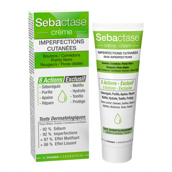 Les 3 Chênes Sébactase crème 8 actions 50ml Les 3 Chênes Sébactase crème 8 actions 50ml