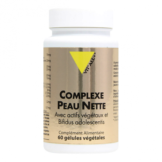 Vitall+ Complexe Peau Nette 60 gélules Vitall+ Complexe Peau Nette 60 gélules