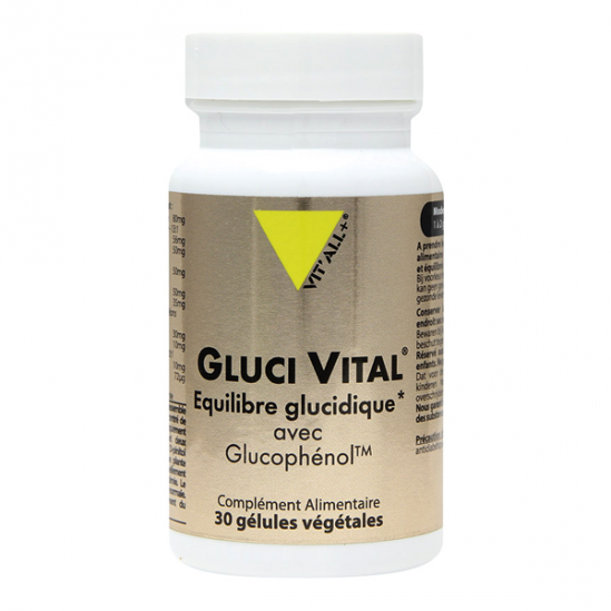 Vitall+ Gluci Vital 30 gélules Vitall+ Gluci Vital 30 gélules