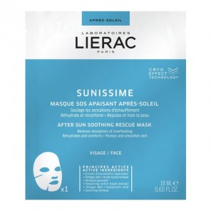 Lierac Sunissime masque SOS apaisant après-soleil visage 18ml