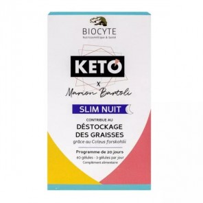 Biocyte keto slim nuit 60 gélules