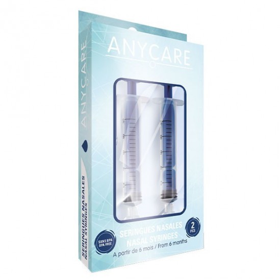 Anycare Seringues Nasales bleue 2 boites Anycare Seringues Nasales bleue 2 boites