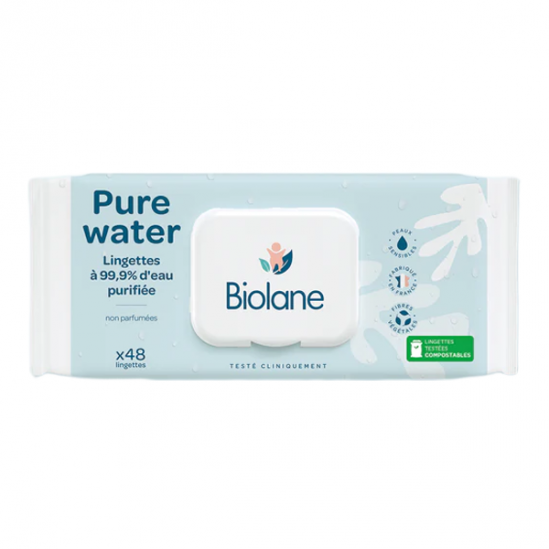 Biolane Expert lingettes pure water lot de 3 x 60 lingettes Biolane Expert lingettes pure water lot de 3 x 60 lingettes