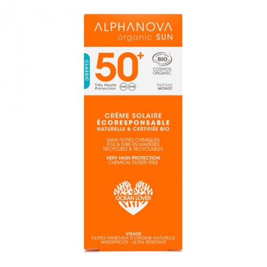 Alphanova organic sun crème solaire spf50+ 50g Alphanova organic sun crème solaire spf50+ 50g
