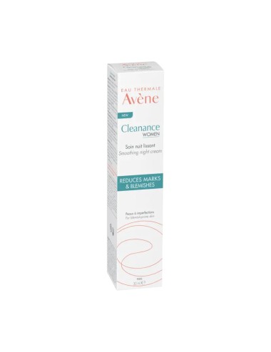 Avène Cleanance Women – Soin Nuit Lissant (30 ml)