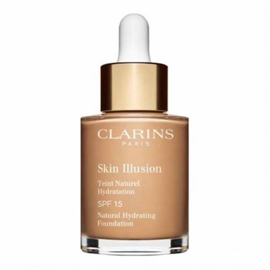 Clarins Skin Illusion fond de teint 110 Honey SPF15 - 30ml Clarins Skin Illusion fond de teint 110 Honey SPF15 - 30ml