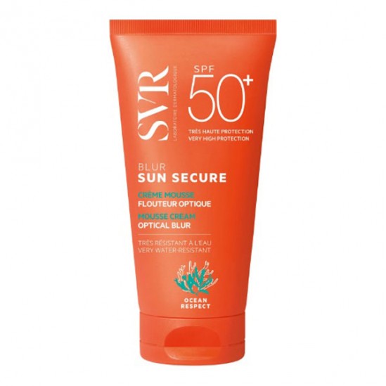 SVR Sun Secure Blur crème mousse flouteur optique SPF50+ 50ml SVR Sun Secure Blur crème mousse flouteur optique SPF50+ 50ml