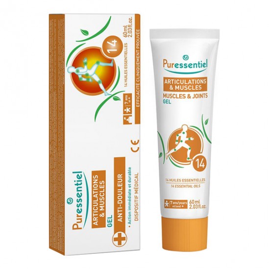 Puressentiel Articulations Gel aux 14 Huiles Essentielles 60 ml Puressentiel Articulations Gel aux 14 Huiles Essentielles 60 ml
