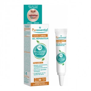 Puressentiel SOS Labial gel réparateur aux 10 huiles essentielles 5ml