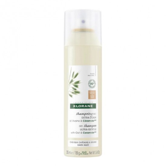 Klorane shampoing sec extra-doux à l'Avoine & Céramide 250ml Klorane shampoing sec extra-doux à l'Avoine & Céramide 250ml