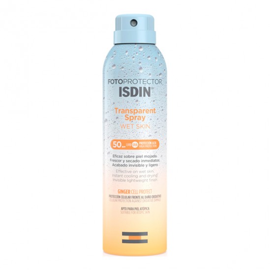 Isdin Fotoprotector Transparent Spray Wet Skin SPF30 - 250ml Isdin Fotoprotector Transparent Spray Wet Skin SPF30 - 250ml