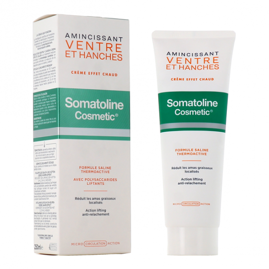 Somatoline Cosmétic Amincissant Ventre et Hanches crème effet chaud 250ml Somatoline Cosmétic Amincissant Ventre et Hanches crème effet chaud 250ml