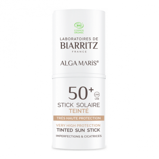 Biarritz Alga Maris Stick Solaire Teinté SPF50+ bio 9ml Biarritz Alga Maris Stick Solaire Teinté SPF50+ bio 9ml