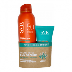 SVR Sun Secure fluide SPF50+ 50ml + lait après-soleil 50ml