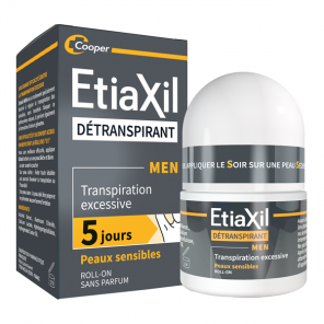 Etiaxil Détranspirant Men peaux sensibles 15ml
