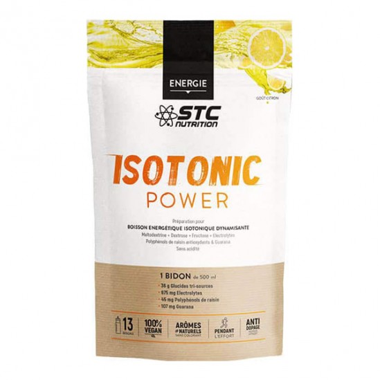 Stc nutrition isotonic power boisson énergétique citron 525g Stc nutrition isotonic power boisson énergétique citron 525g
