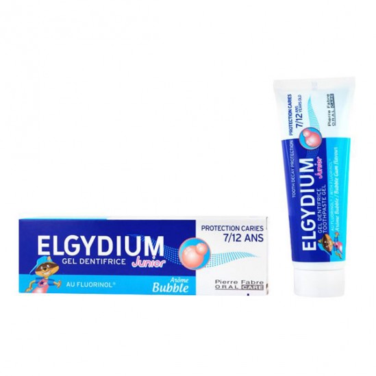 Elgydium junior bubble gum 7/12 ans protection caries 50ml Elgydium junior bubble gum 7/12 ans protection caries 50ml