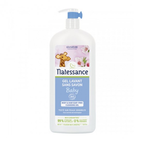 Natessance GEL LAVANT SANS SAVON 500ML Natessance GEL LAVANT SANS SAVON 500ML