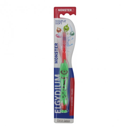 Elgydium brosse à dent kids monster 2-6 ans Elgydium brosse à dent kids monster 2-6 ans
