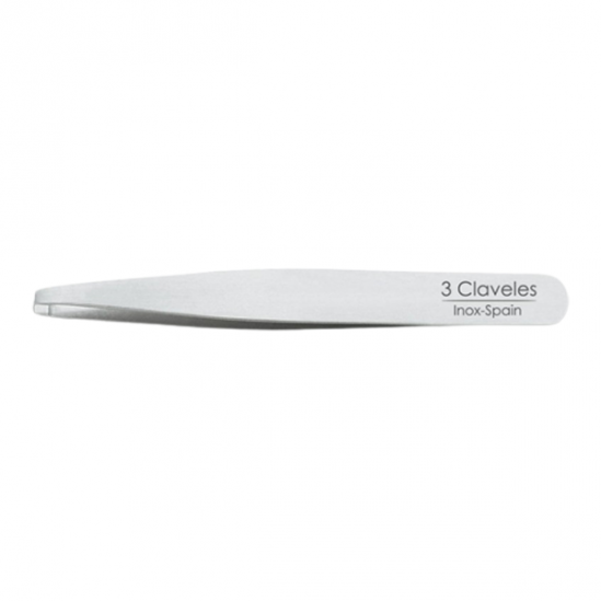 3 Claveles pince à épiler droite inox 10cm 3 Claveles pince à épiler droite inox 10cm