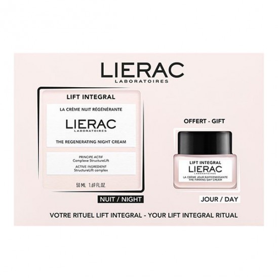 Lierac Lift Integral kit crème nuit 50ml & jour 15ml offerte Lierac Lift Integral kit crème nuit 50ml & jour 15ml offerte