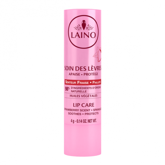 Laino Soin des lèvres senteur fraise 4g Laino Soin des lèvres senteur fraise 4g
