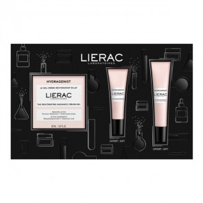 Lierac coffret Hydragenist crème & sérum & soin yeux réhydratants