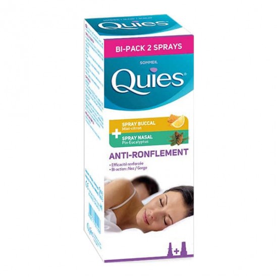 Quies Anti-Ronflement bi-pack 85ml Quies Anti-Ronflement bi-pack 85ml