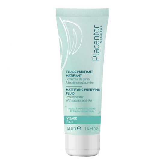 Placentor Végétal fluide purifiant matifiant 40ml Placentor Végétal fluide purifiant matifiant 40ml