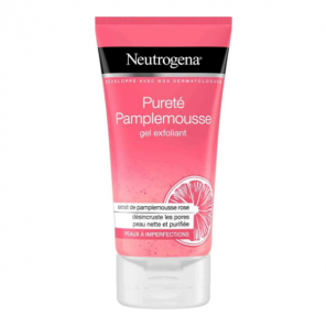 Neutrogena visibly clear gel nettoyant exfoliant pamplemousse rose 150ml