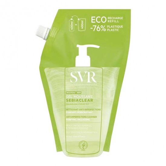 SVR Sebiaclear gel moussant 400ml SVR Sebiaclear gel moussant 400ml