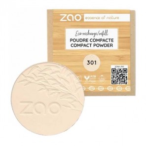 ZAO Recharge poudre compacte 301 ivoire