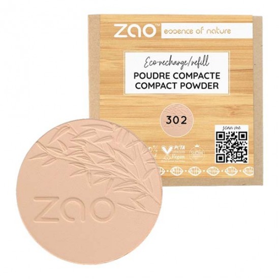 ZAO Recharge poudre compacte 301 ivoire ZAO Recharge poudre compacte 301 ivoire